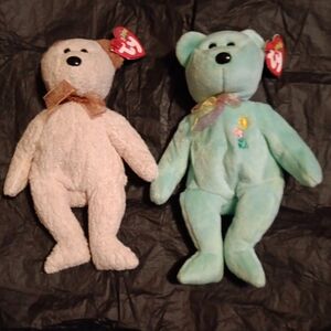 NWT TY BEANIE BABIES ARIEL & HUGGY